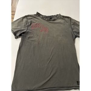 vintage harley davidson t shirt large with Small Pinholes (B2)